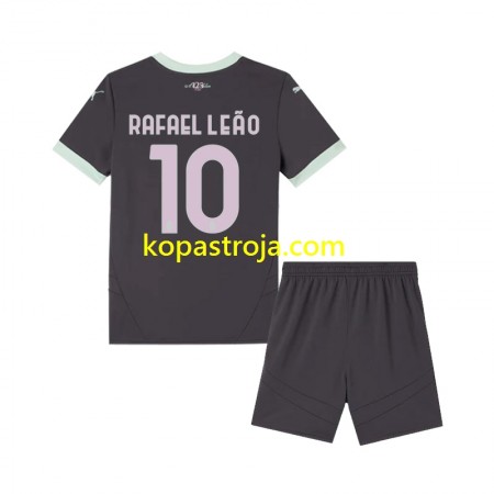 Billiga Fotbollströjor AC Milan Rafael Leao 10 Barn Tredje tröja 2024/25 Kortärmad